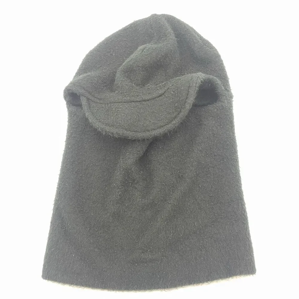 Turtle Fur Fleece Balaclava Brimmed Face Mask Black One Size Ski Hike Hood USA